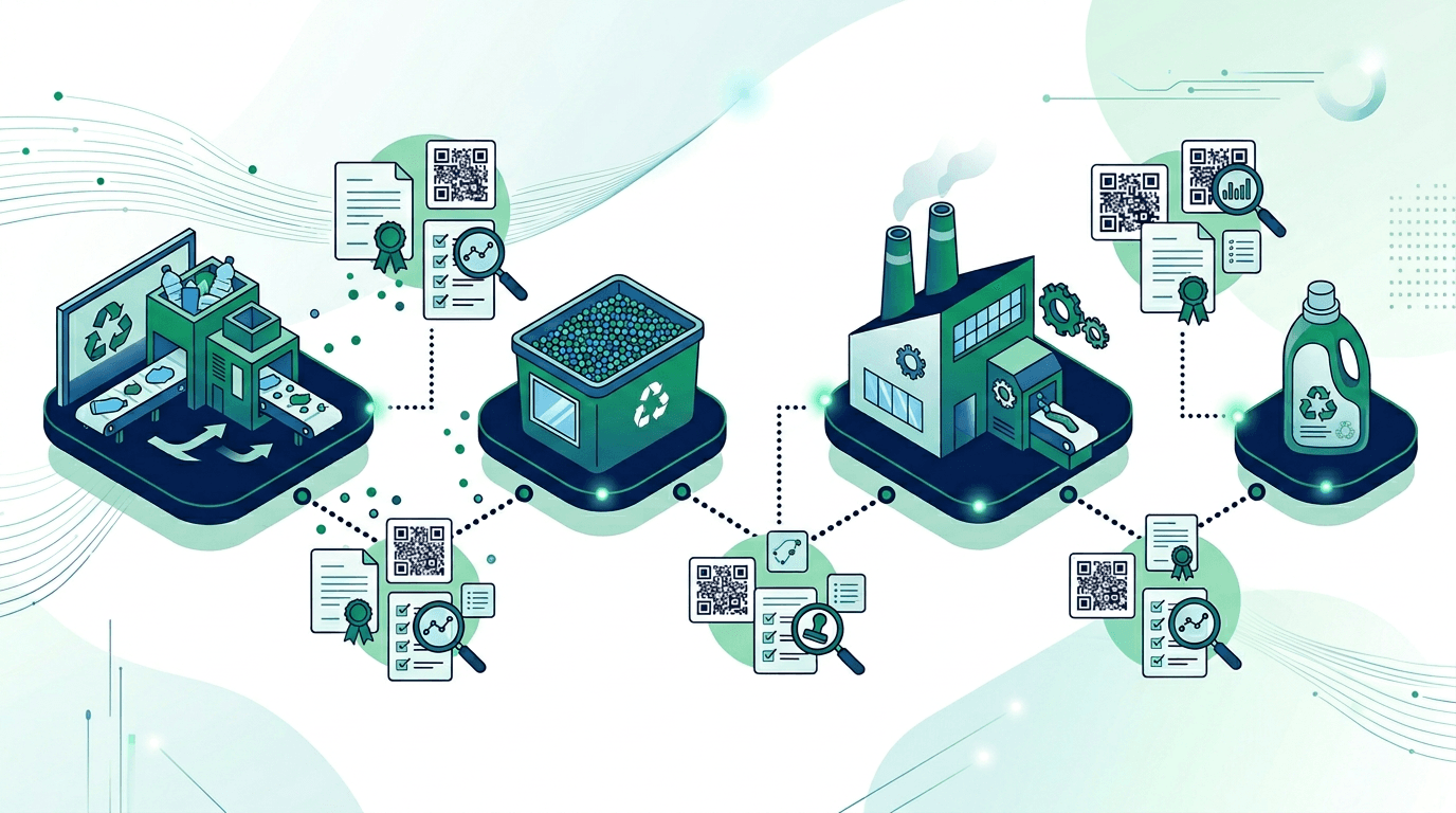 PCR traceability and supply chain documentation
